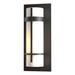 Hubbardton Forge Banded 12 Inch Tall Outdoor Wall Light - 305892-1087