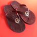 Michael Kors Shoes | Michael Kors Solid Black Jelly Sandals Thongs Flip Flops Us 6 | Color: Black/Silver | Size: 6