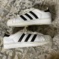 Adidas Shoes | Adidas Women’s Superstar Sneakers Size 7.5 | Color: Black/White | Size: 7.5