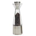 T&G CrushGrind Stockholm Clear Acrylic and Stainless Steel Pepper Mill, 20 cm