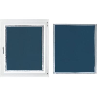 Maximex Fenster-Sonnenschutz 94 x 114 cm, Mit extrastarken Saugnäpfen, Silber matt, Polyester