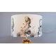 Lampshade Alice in Wonderland Soft Blue Pink Velvet - Drum Lamp Shade - 25cm 30cm 40cm 45cm Table lamp shade, ceiling Shade, Pendant