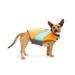 Orange/Blue Dog Float, XX-Small, Orange / Blue