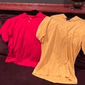 Nike Shirts | 2 Mens Nike Golf Shirts | Color: Red/Yellow | Size: M