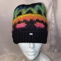 American Eagle Outfitters Accessories | American Eagle Outfitters Neon Beanie Hat | Color: Pink/Yellow | Size: Os