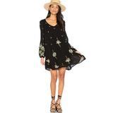 Free People Dresses | Free People Oxford Embroidered Mini Dress | Color: Black | Size: S