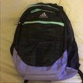 Adidas Accessories | Adidas Backpack/Bookbag | Color: Black/Purple | Size: Osb