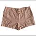 American Eagle Outfitters Shorts | Aerie Twill V Shorts Linen Lyocell Nwt | Color: Pink | Size: Xl