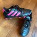 Adidas Shoes | Adidas’s Girl Soccer Shoes Size 3.5 | Color: Black/Pink | Size: 3.5g