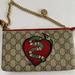 Gucci Bags | Gucci Limited Edition Gg Supreme Coated Canvas Snake Heart Shoulder Bag | Color: Brown/Red | Size: Os