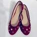 Nine West Shoes | Nine West Burgundy Women’s Flat Shoes Size 6.5 | Color: Gold/Red | Size: 6.5