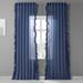 Exclusive Fabrics Faux Linen Ruffle Sheer Curtain (1 Panel)