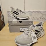 Adidas Shoes | Adidas Men's Eq21 Running Shoe Size 8 | Color: Silver/White | Size: 8