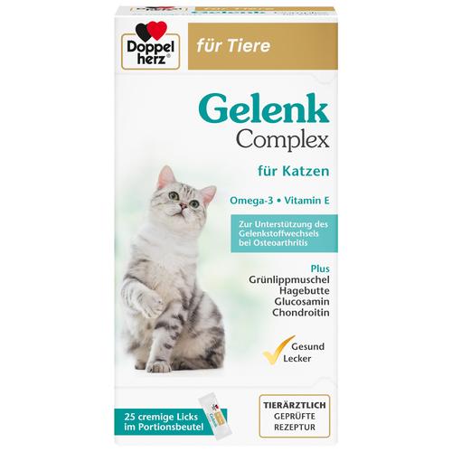 50x10g Doppelherz Gelenk Complex für Katzen Ergänzungsfutter für Katzen