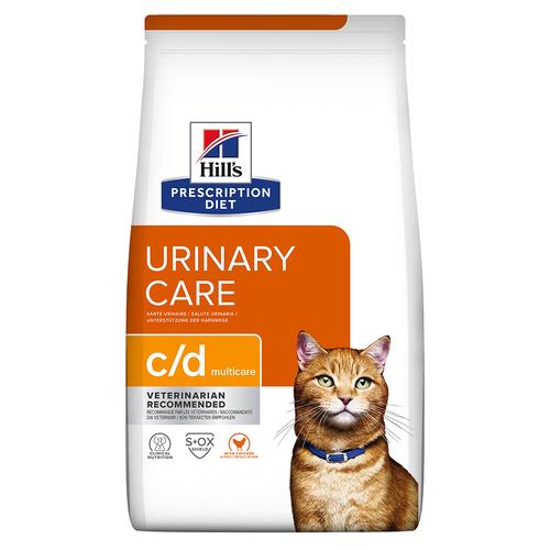 2x 3kg Hill's Prescription Diet c/d Multicare Urinary Care mit Huhn Katzenfutter trocken