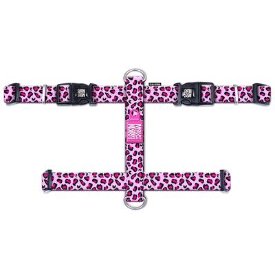 Max & Molly H-G﻿eschirr Leopard Pink Größe L: 70-97cm Brustumfang Hund