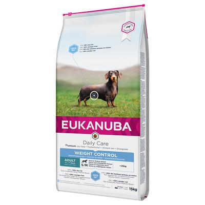 15 kg Eukanuba Daily Care Weight Control Small/Medium Adult Dog Hundefutter trocken