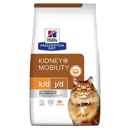 3kg Hill's Prescription Diet k/d + Mobility mit Huhn Katzenfutter Trocken,