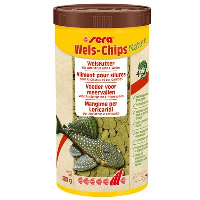 2 x 250 ml sera Wels-Chips Nature Chipsfutter Fischfutter