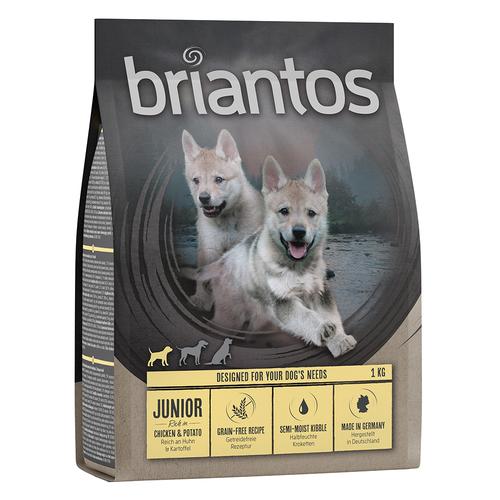 4 kg Briantos Junior Trockenfutter für Hunde: Huhn & Kartoffel (getreidefrei)