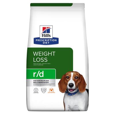 10kg Hill's Prescription Diet r/d Weight Reduction mit Huhn Hundefutter trocken