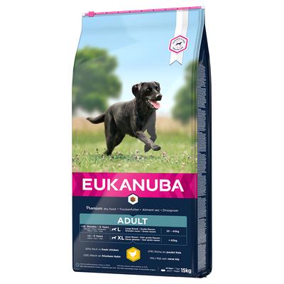 15 kg Eukanuba Adult Large Breed Huhn Hundefutter trocken