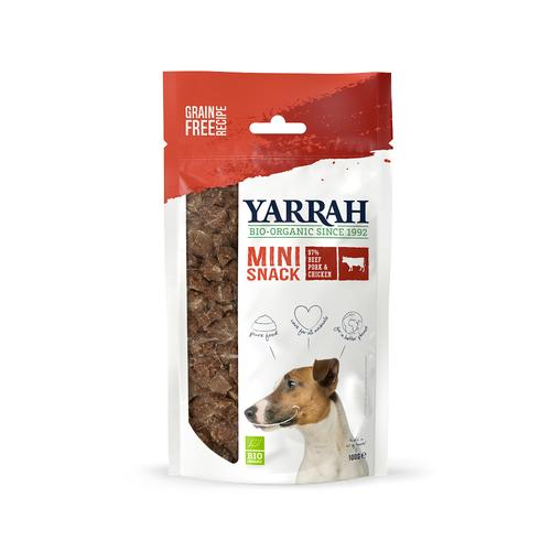 3x100g Yarrah Bio Mini Snack für Hunde Hundesnacks