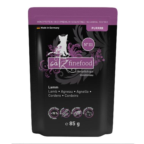 Sparpaket catz finefood Purrrr Pouch 24 x 85 g - No. 111 Lamm