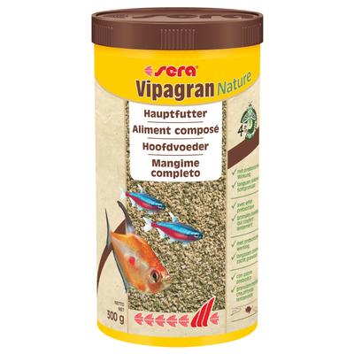 2x250 ml sera Vipagran Nature Softgranulat Fischfutter