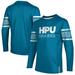 Men's Teal Hawaii Pacific Sharks Long Sleeve T-Shirt