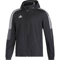 adidas Herren Tiro 21 All-Weather Jacke, Größe XXL in Schwarz