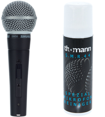 Shure SM58 S Cleaner Bundle