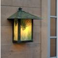 Arroyo Craftsman Evergreen 13 Inch Tall 1 Light Outdoor Wall Light - EW-12HF-CR-BK