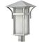 Hinkley Lighting 2571TT Post Mount - Harbor Titanium 1 x 100 Watt Contemporary Outdoor Mission Light