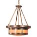 Arroyo Craftsman Berkeley 19 Inch Large Pendant - BCMH-20-CR-AB