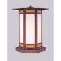 Arroyo Craftsman Etoile 11 Inch Tall 1 Light Outdoor Pier Lamp - ETC-9-GWC-S