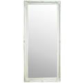 Mirror Full Length White Dressing/Hall Complete with Pilkington's Glass-Overall Size: 66 inches x 30 inches (168cm x 77cm), Wood, 168x76