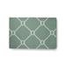 White 36 x 24 x 0.12 in Area Rug - e by design Geometric Flatweave Sage Area Rug Chenille, Polyester | 36 H x 24 W x 0.12 D in | Wayfair