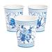 Oriental Trading Company Chinoiserie Wedding Paper Cups, Party Supplies, 8 Pieces in Blue | Wayfair 13937531