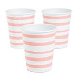 Oriental Trading Company Pink Striped Paper Cups, Party Supplies, 8 Pieces in Pink/White | Wayfair 13909607