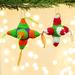 The Holiday Aisle® Hanging Ornament, Polyester in Green/Red/White | 4.3 H x 3.1 W x 4.3 D in | Wayfair D9CA0F16DD1B4BE9BB6CF0DA4ADB3064
