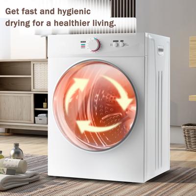 Tiramisubest Portable Laundry Dryer with Easy Knob Control