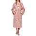 Women's Turkish Cotton Hooded Bathrobe