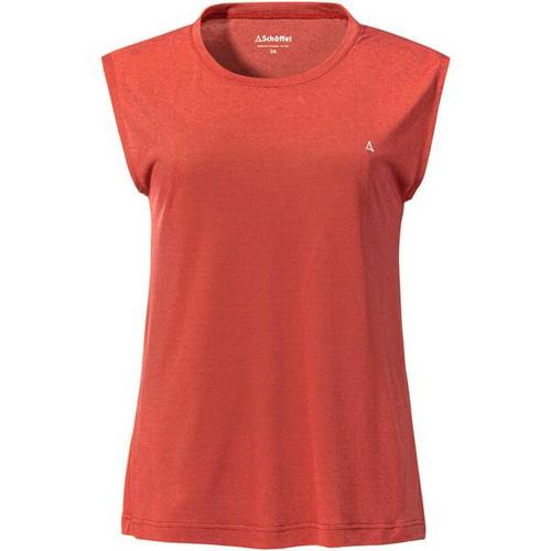 SCHÖFFEL Damen Shirt Top Heimgarten L, Größe 36 in Rot