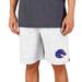 Men's Concepts Sport White/Charcoal Boise State Broncos Throttle Knit Jam Shorts