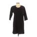 Madewell Casual Dress - Shift: Black Print Dresses - Women's Size X-Small