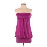 Forever 21 Cocktail Dress - Popover Strapless Strapless: Purple Dresses - Women's Size Small