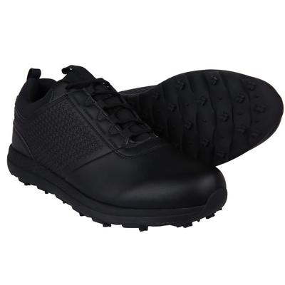 Ram Golf Accubar Mens Golf Shoes, Black, Size 9.5