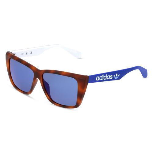 Adidas Originals OR0026 Unisex-Sonnenbrille Vollrand Eckig Kunststoff-Gestell, braun