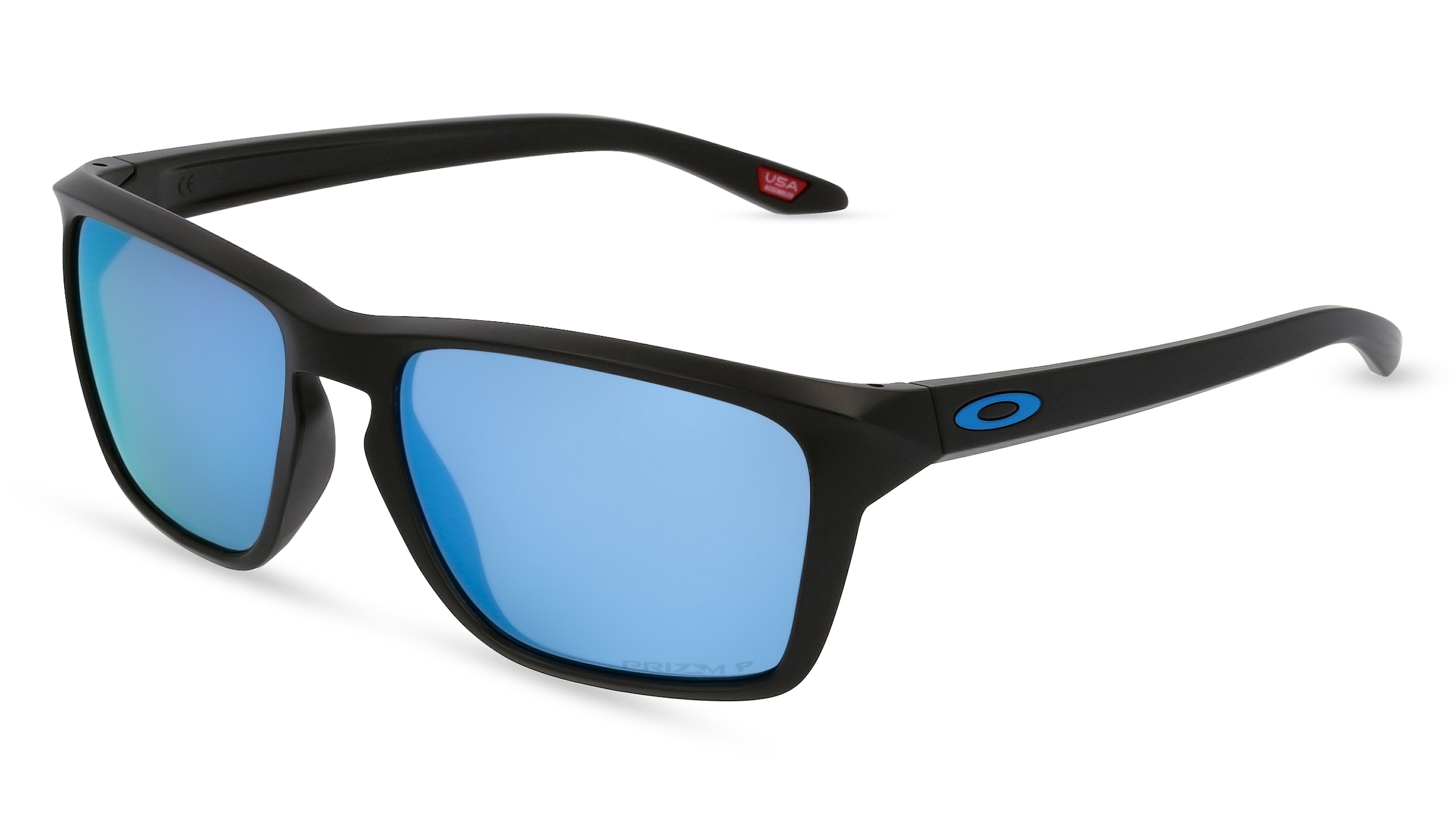 Oakley OO9448 SYLAS Herren-Sonnenbrille Vollrand Eckig Kunststoff-Gestell, schwarz
